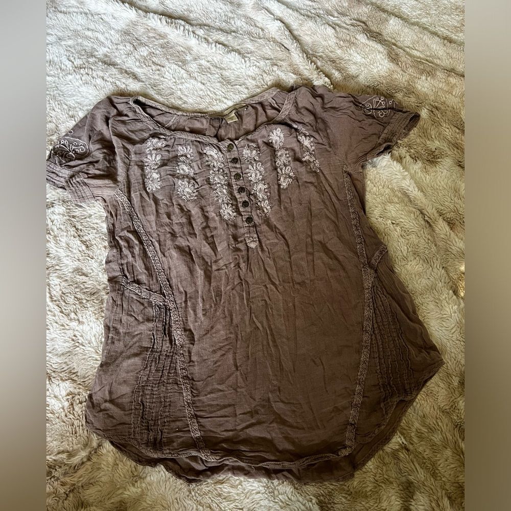 Nine West Vintage America Jeans Blouse